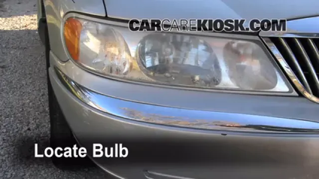 2001 Lincoln Continental 4.6L V8 Luces Luz de estacionamiento (reemplazar foco)